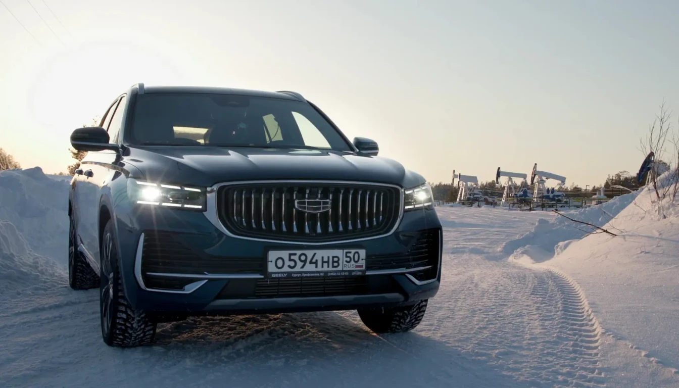 Geely Monjaro 2025 на маршруте поставки из Китая